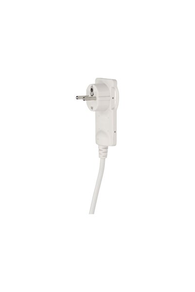Orno Extra slim plug with handle OR-AE-1312/W, 250V, cable 1.5m, white