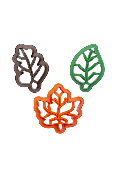 DECORA Set of assorted cutters Detailed leaves, 3 pcs. -