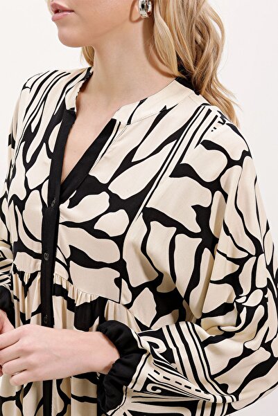 Hiccup Bdart Lined V-Neck Maxi Dress