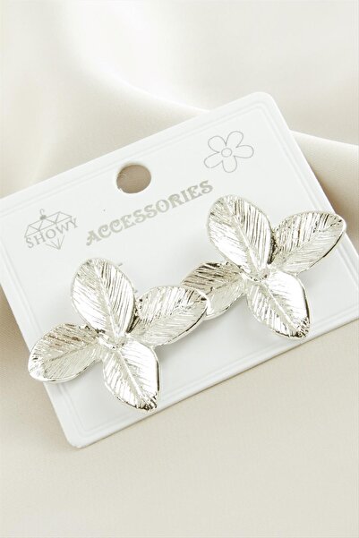 nolva Flower Metal Earrings