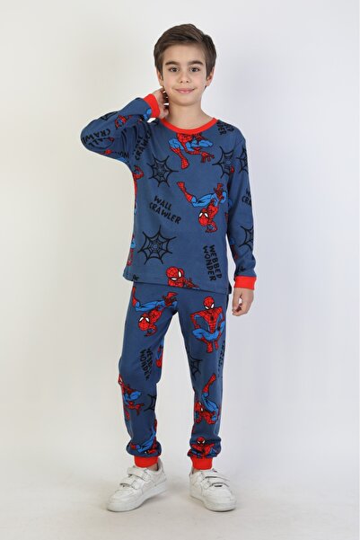 bunny hopp Boys' Long Sleeve 100% Cotton Interlock Fabric Cuffed Pajama Set