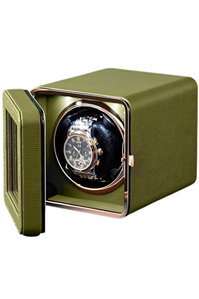 AVA-STARS Automatic Watch Winder Box Luxury 1 Ava-Stars, LED Interior, Leather