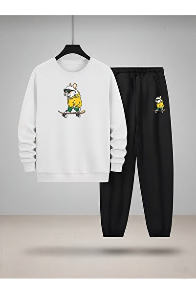 LORVEX Детски комплект с качулка Комплект спортен екип с велосипедна яка SLID...