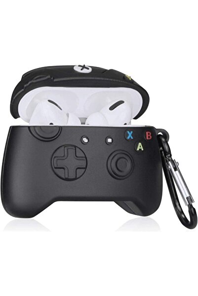 Dmay Apple AirPods Pro 3. Nesil (2025) Compatible Figured Silicone Case with Keychain Case