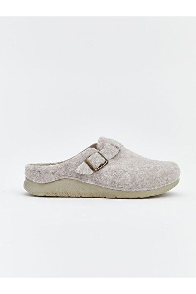 LC Waikiki Beige Buckle Women's House Slippers