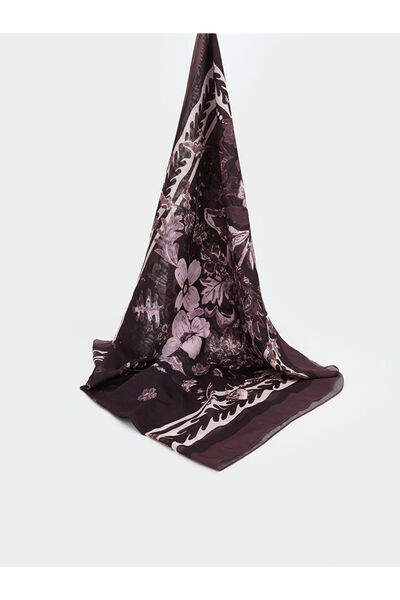 LC Waikiki Pink Patterned Women's Shawl