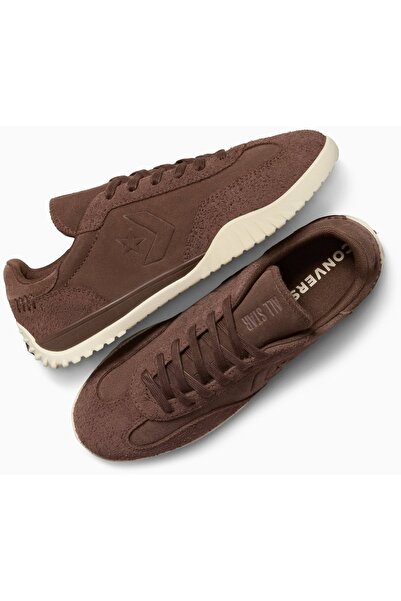 Converse Sneakers Run Star Trainer Suede, Brown, Unisex