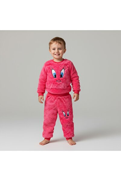 Hirazenmoda Unisex Children's Plush Two-Piece Set – Warm, Soft & Comfortable Loungewear