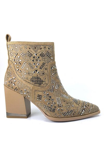 Guja 132 2 24KB Γυναικείες καθημερινές μπότες μπεζ