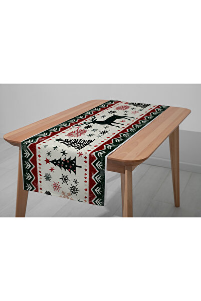 Filamente Digital Printed Runner - New Year / Christmas Patterned - 140X40 cm