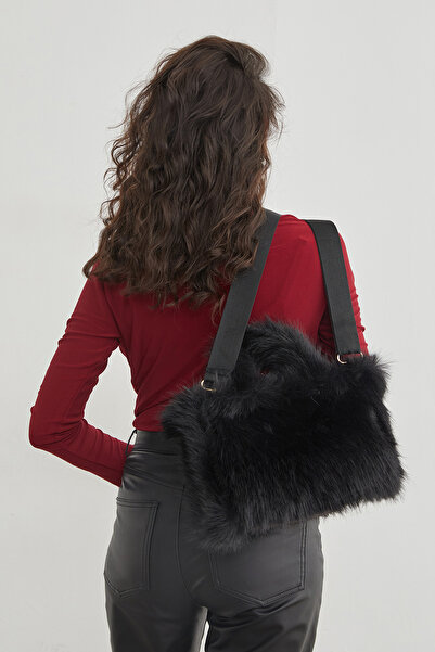 Fulla Moda Plush Arm and Shoulder Bag