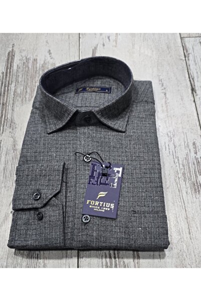 Fortius KİŞLİ CEPLİ PAMUKLU UZUN KOLU GÜMLEK