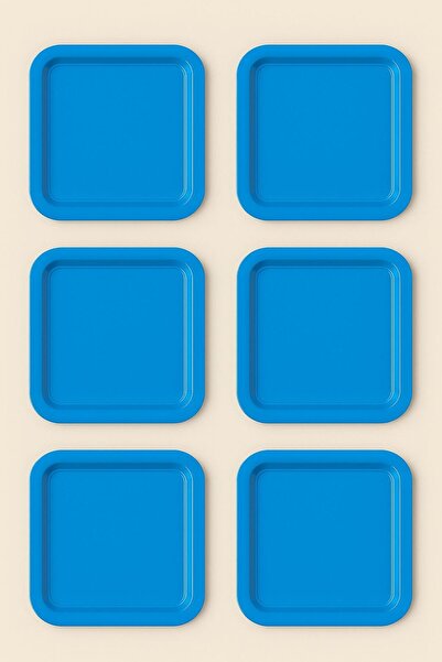 The fabrication 6-Piece Colorful Unbreakable Plastic Square Flat Coffee & Tea...