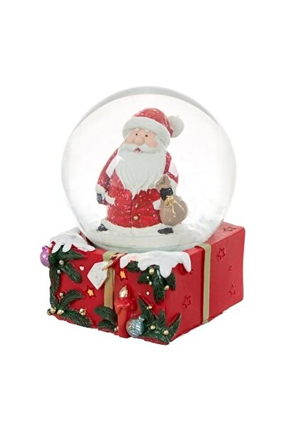 OEM Glob decorativ de Crăciun lichid cu Moș Crăciun pe suport - Cadou 8cm