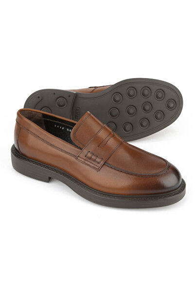 Ziya , Ανδρικά παπούτσια από γνήσιο δέρμα 15350Z1112 Tan