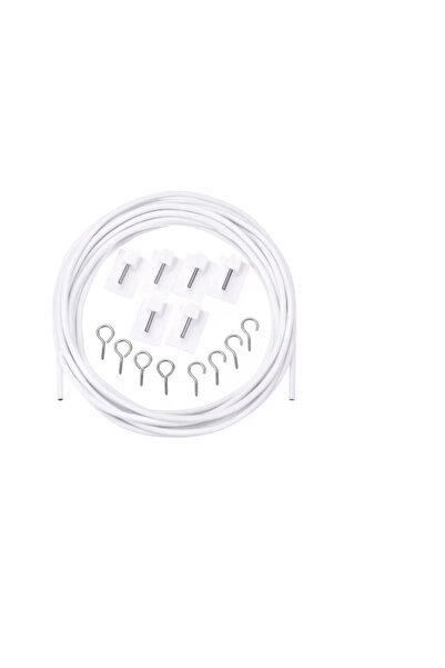 Shappy Set 11 piese sarma pentru cortina cu carlige autoadezive Shappy, lungi...