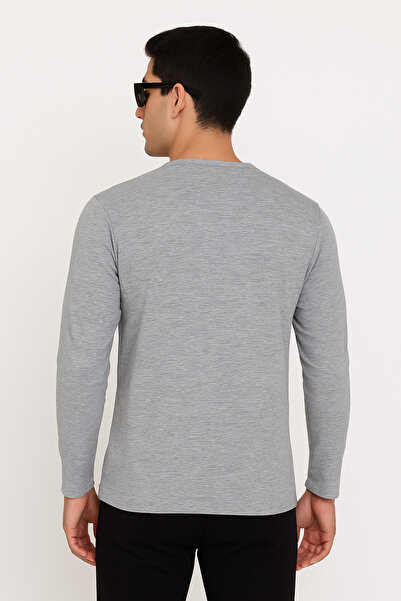 STITCH by MH Men’s 4-Button Henley Long Sleeve T-Shirt