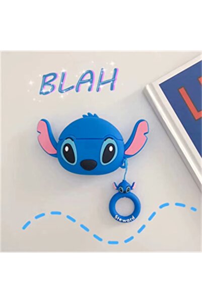 Dmay Apple AirPods Pro 3. Nesil (2025) Compatible Figured Silicone Case with Keychain Case