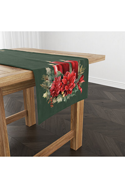 Filamente Digital Printed Runner - New Year / Christmas Patterned - 140X40 cm