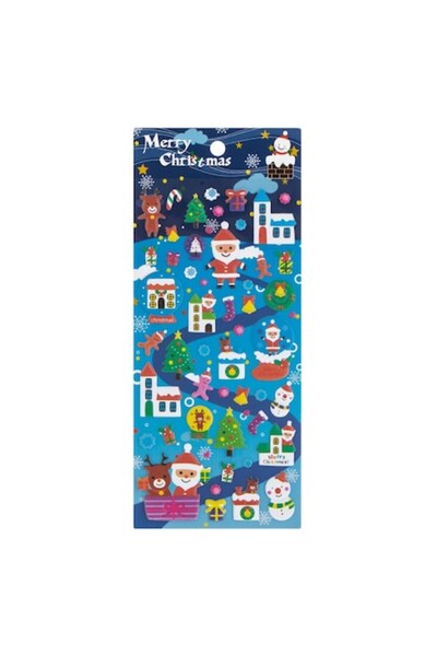 OEM Autocolante decorative de Crăciun - Moș Crăciun, reni și fulgi de zăpadă ...