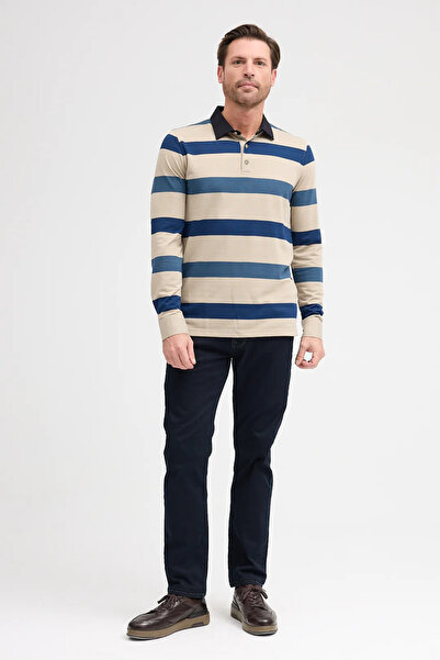 Wellalux Ανδρικό φούτερ με μακρυμάνικο γιακά πόλο