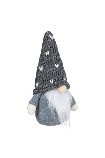 OEM Christmas figurine, gray gnome, 17 cm