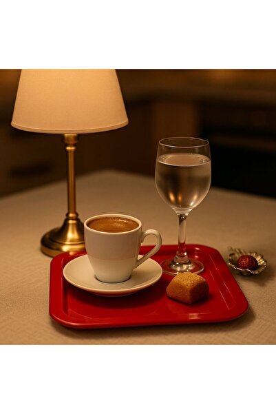 The fabrication Colorful Unbreakable Plastic Square Flat Coffee & Tea & Desse...