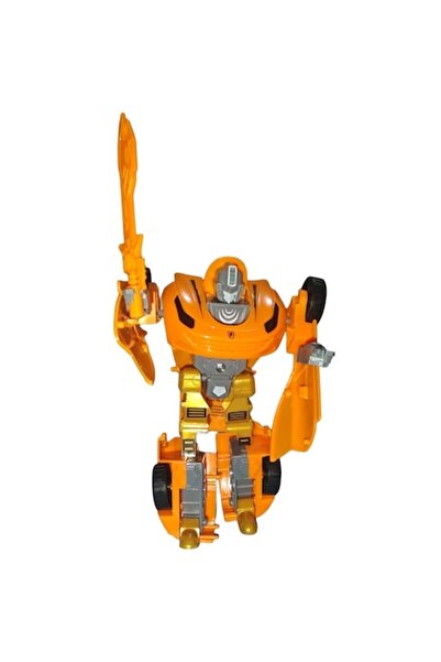 Toi-Toys Figurina Transformabila din robot in masina, Portocaliu, Roboforces,...
