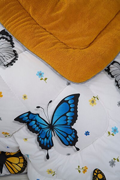 Sudemhome Single Quilt Double-Sided Welsoft Quilt Fluffy Quilt and Pillowcase