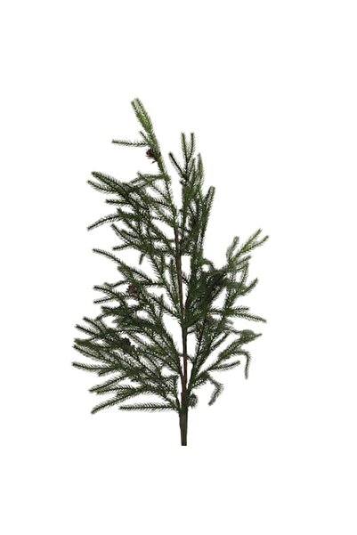 OEM Creangă de brad decorativă de Crăciun cu conuri - 119 cm