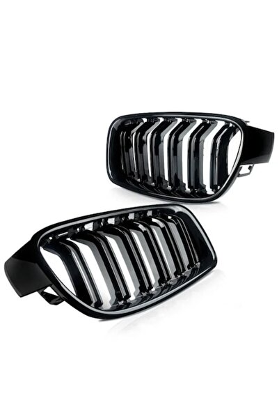 RADUS Grile radiator duble pentru BMW F30 F31, M3 tip 2012+, negru lucios