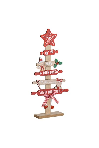 OEM Wooden Christmas Tree Decoration - Gingerbread Man, 31 cm
