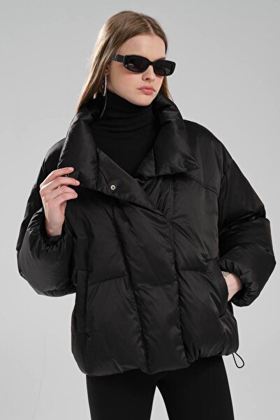 tw3 Women's Waterproof Fabric Goose down Filled Design Coat