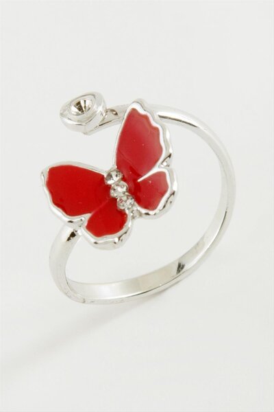 CT STONES Butterfly Stone Enamel Ring Small