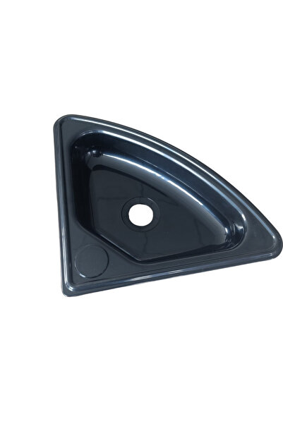 MOLDERİS Üçgen eviye Siyah renk