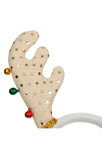OEM Christmas Reindeer Antler Hair Headband with Bells, 13 cm