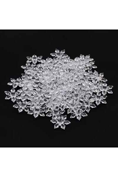 OEM Fulgi de zăpadă decorativi acrilici de Crăciun 3cm - 80 buc