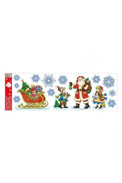 OEM Window Stickers, Christmas Design, Multicolor, 21x60 cm, Plastic