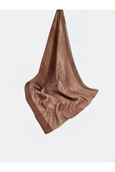 LC Waikiki Brown Patterned Women's Shawl