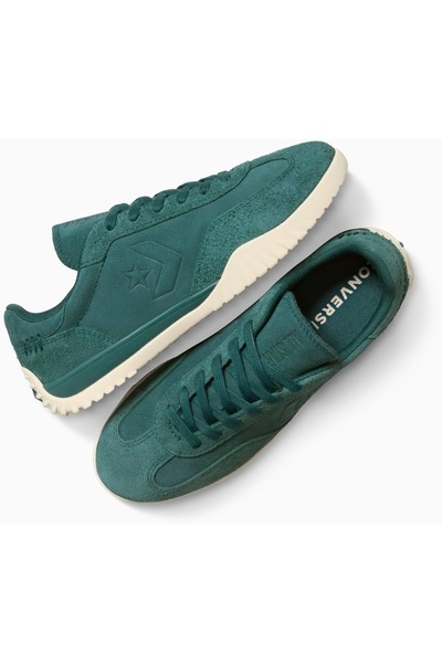 Converse Sneakers Run Star Trainer Suede, Green, Unisex