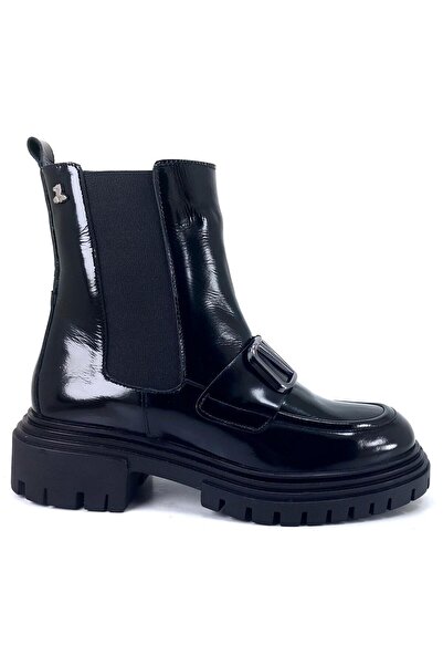 Venüs 2253802 24Kb Women's Daily Boots Black Patent Leather