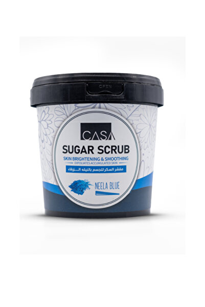 CASA مقشر السكر للجسم بالنيله الزرقاء 600 مل - كازا