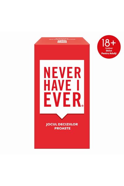 As Games Board game Never Have I Ever(RO)