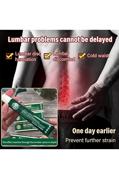 Coumas Lumbar Cold Compress Gel — Cooling & Soothing, Relieves Back Pain, Portable (Pack of 2)