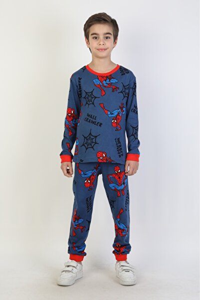 bunny hopp Boys' Long Sleeve 100% Cotton Interlock Fabric Cuffed Pajama Set