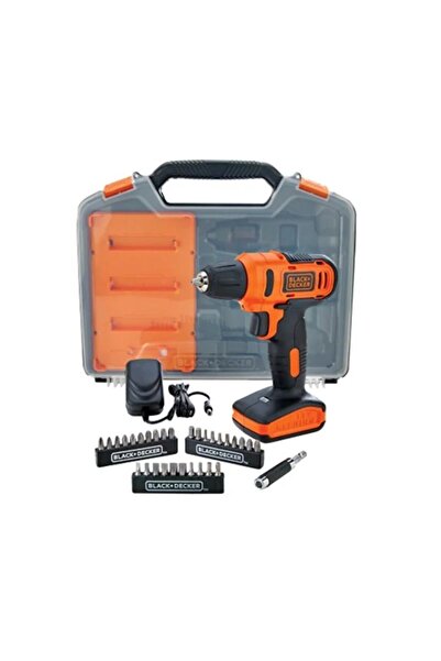 Black&Decker Black Decker LD12SKA 12v 1.5Ah 16Nm Tork Akülü Vidalama Makinası 30 Parça Aksesuarlı