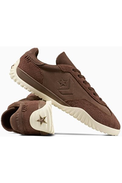 Converse Sneakers Run Star Trainer Suede, Brown, Unisex