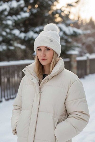 Aware Time Women's Plush Fleece-Lined Beanie