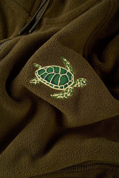 WWF Market Caretta Half-Zip Polar - Khaki