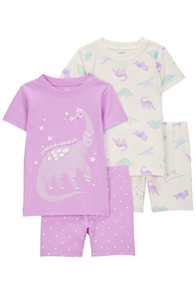 Carter's Little Girl's Pajamas Set 4 Pack